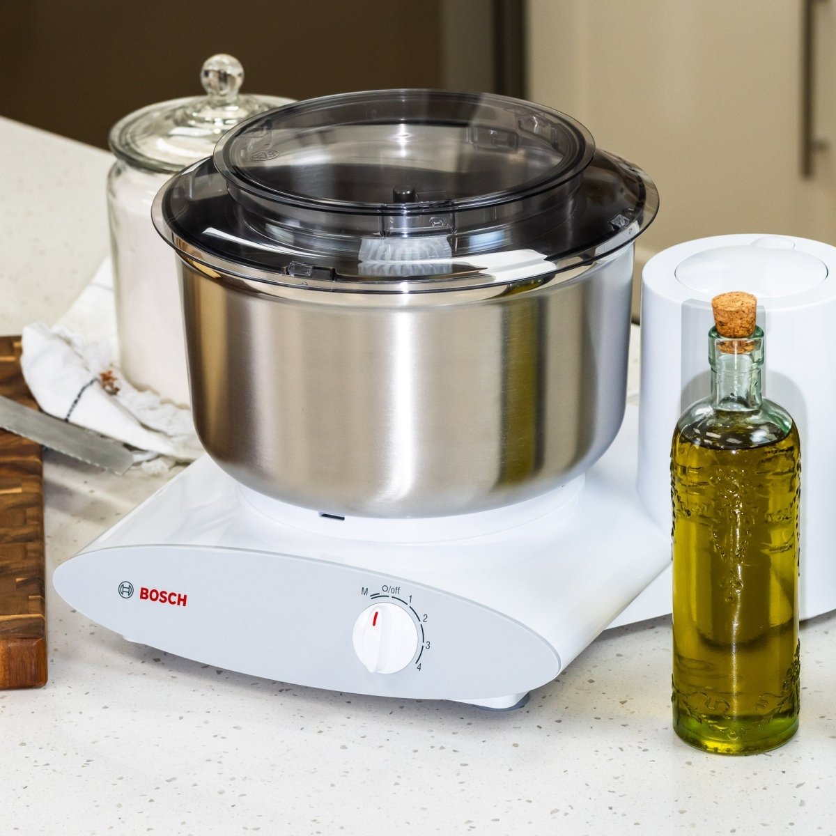 Stainless Steel Bowl, Kitchen Mixer Attachment - Country Life Natural Foods