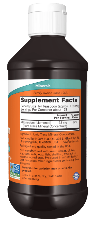 Magnesium With Trace Minerals, Liquid, Vitamins & Supplements - Country Life Natural Foods