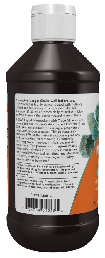 Magnesium With Trace Minerals, Liquid, Vitamins & Supplements - Country Life Natural Foods