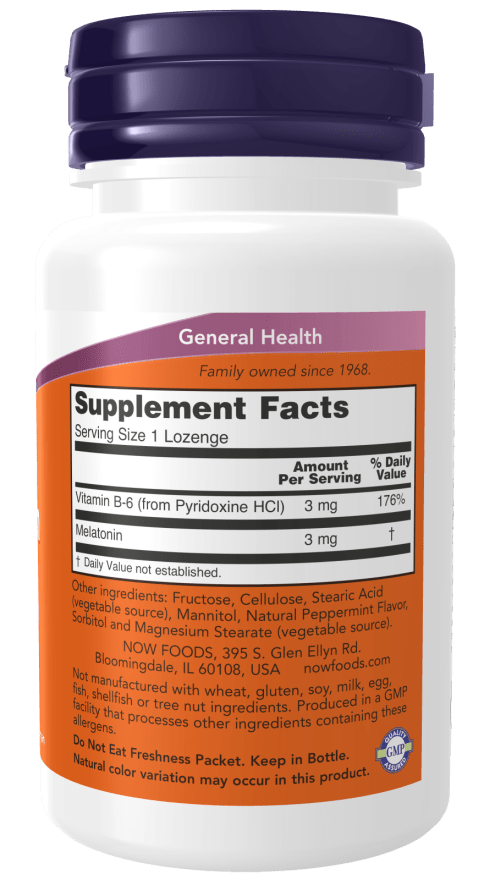 Melatonin 3mg, Vitamins & Supplements - Country Life Natural Foods