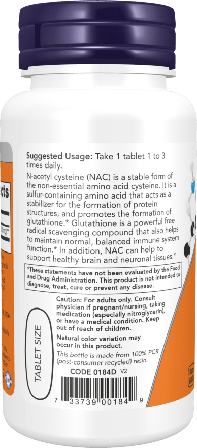 NAC 1000mg, Vitamins & Supplements - Country Life Natural Foods