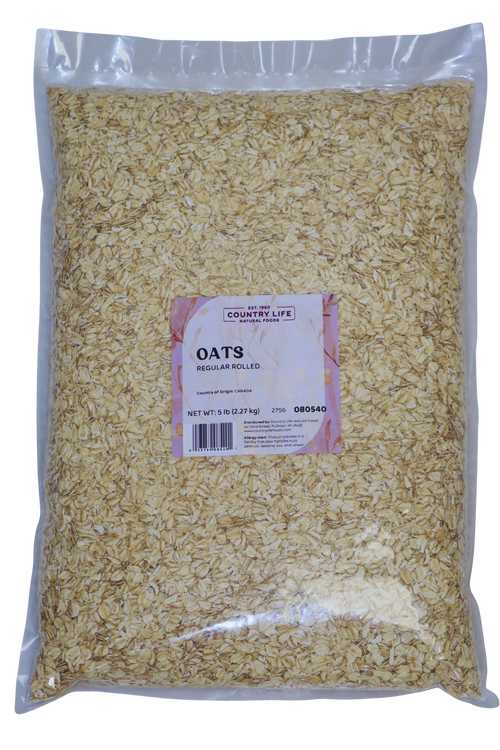 Oats, Regular Rolled, Oats - Country Life Natural Foods