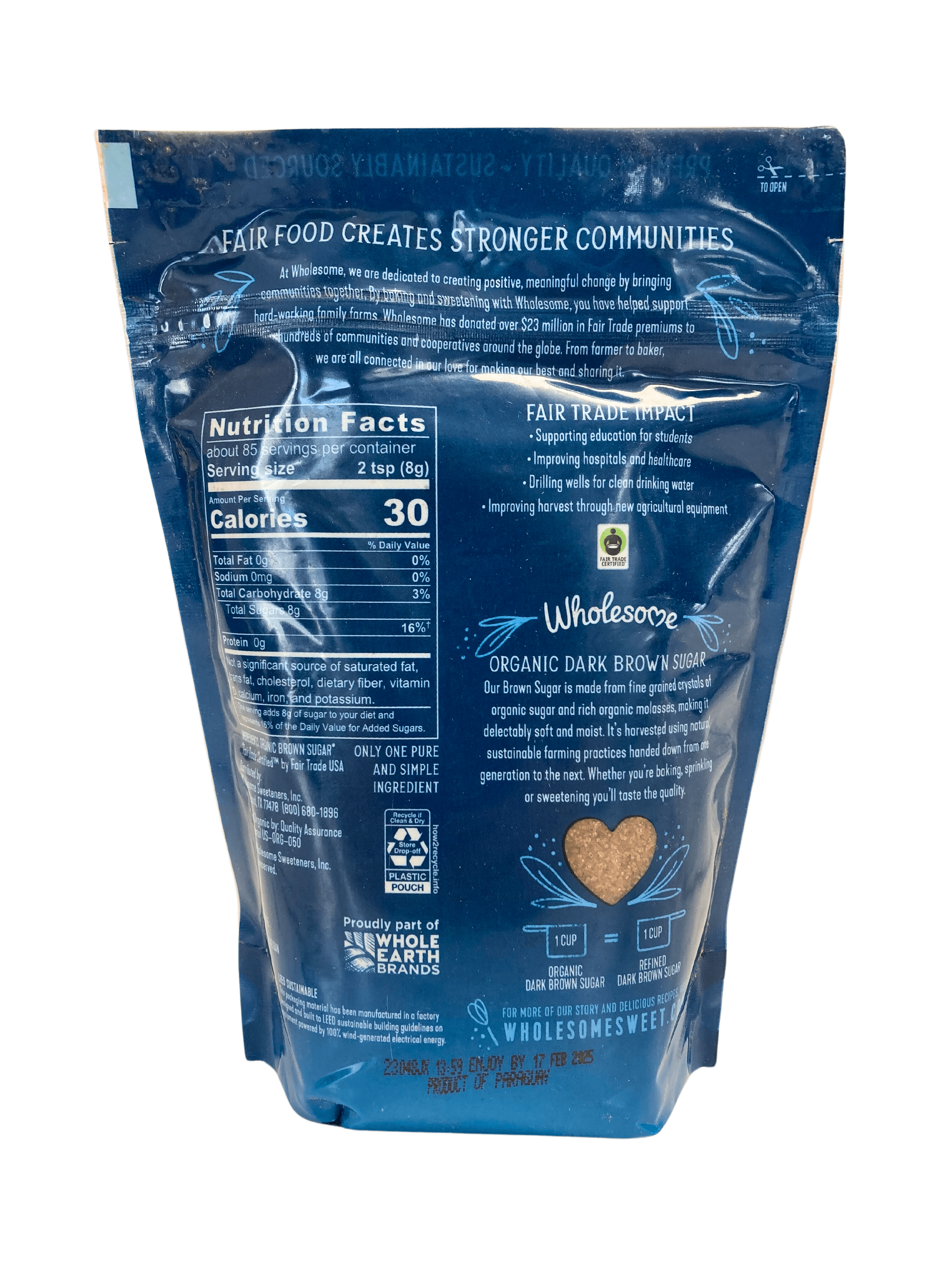 Brown Sugar, Dark, Organic, Other Sweeteners - Country Life Natural Foods
