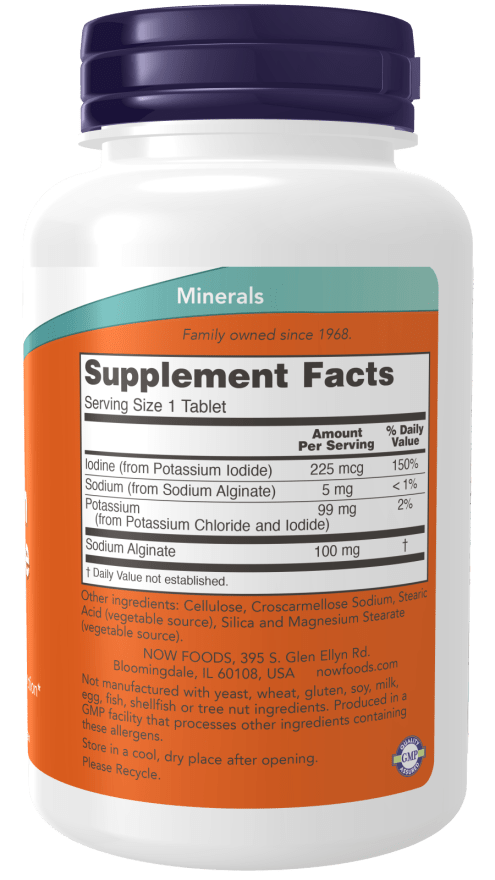 Potassium Plus Iodine, Vitamins & Supplements - Country Life Natural Foods