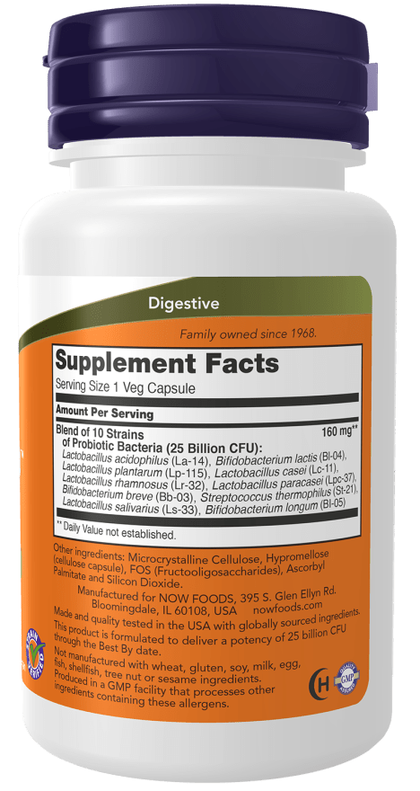 Probiotic-10 25 Billion CFU, Vitamins & Supplements - Country Life Natural Foods