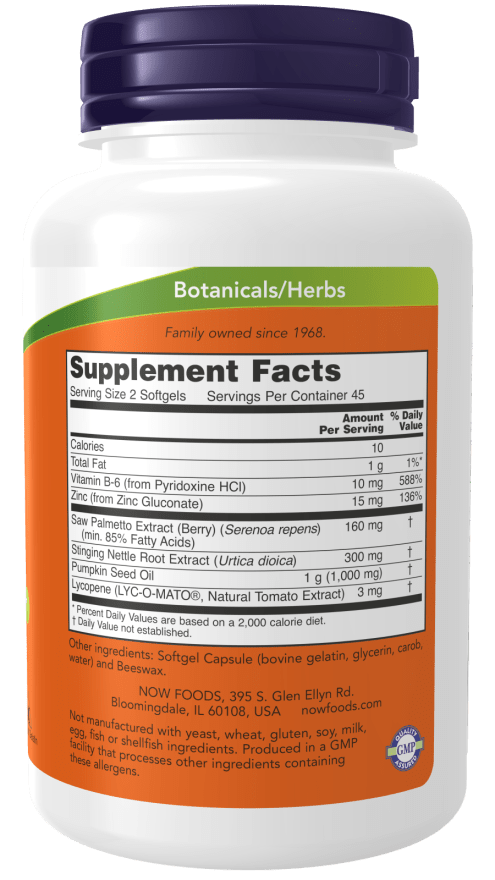 Prostate Support, Vitamins & Supplements - Country Life Natural Foods