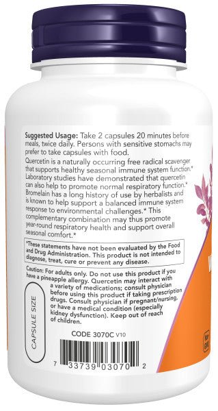 Quercetin With Bromelain, Vitamins & Supplements - Country Life Natural Foods