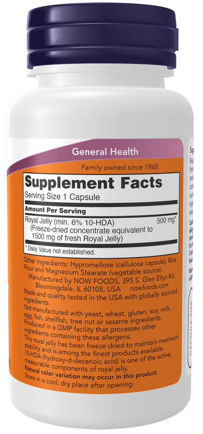Royal Jelly 1500mg, Vitamins & Supplements - Country Life Natural Foods
