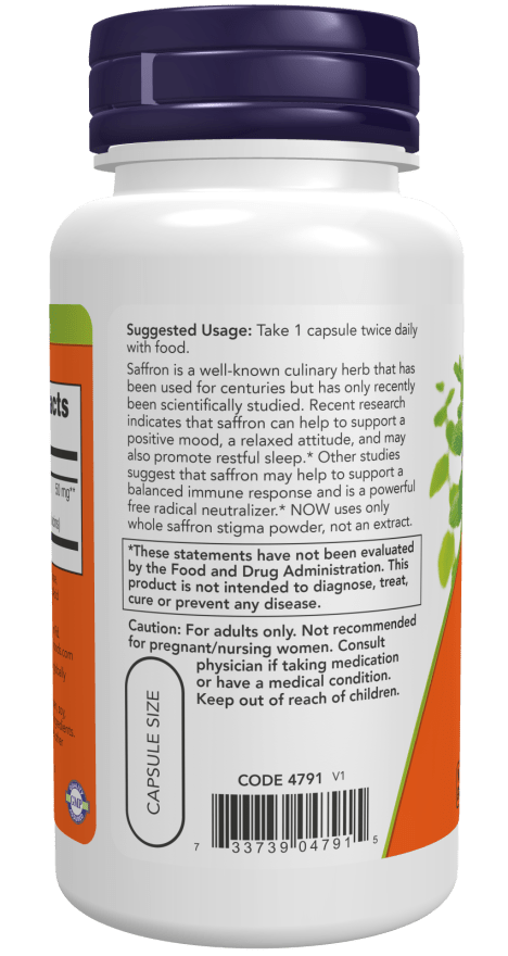 Saffron 50mg, Vitamins & Supplements - Country Life Natural Foods