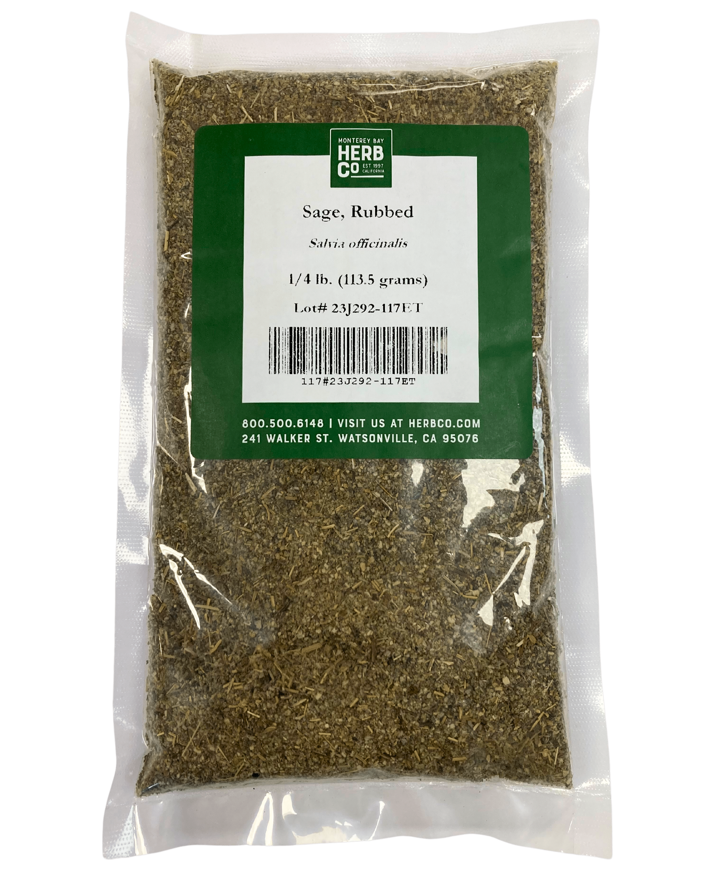 Sage, Rubbed, Herbs Spices & Seasonings - Country Life Natural Foods