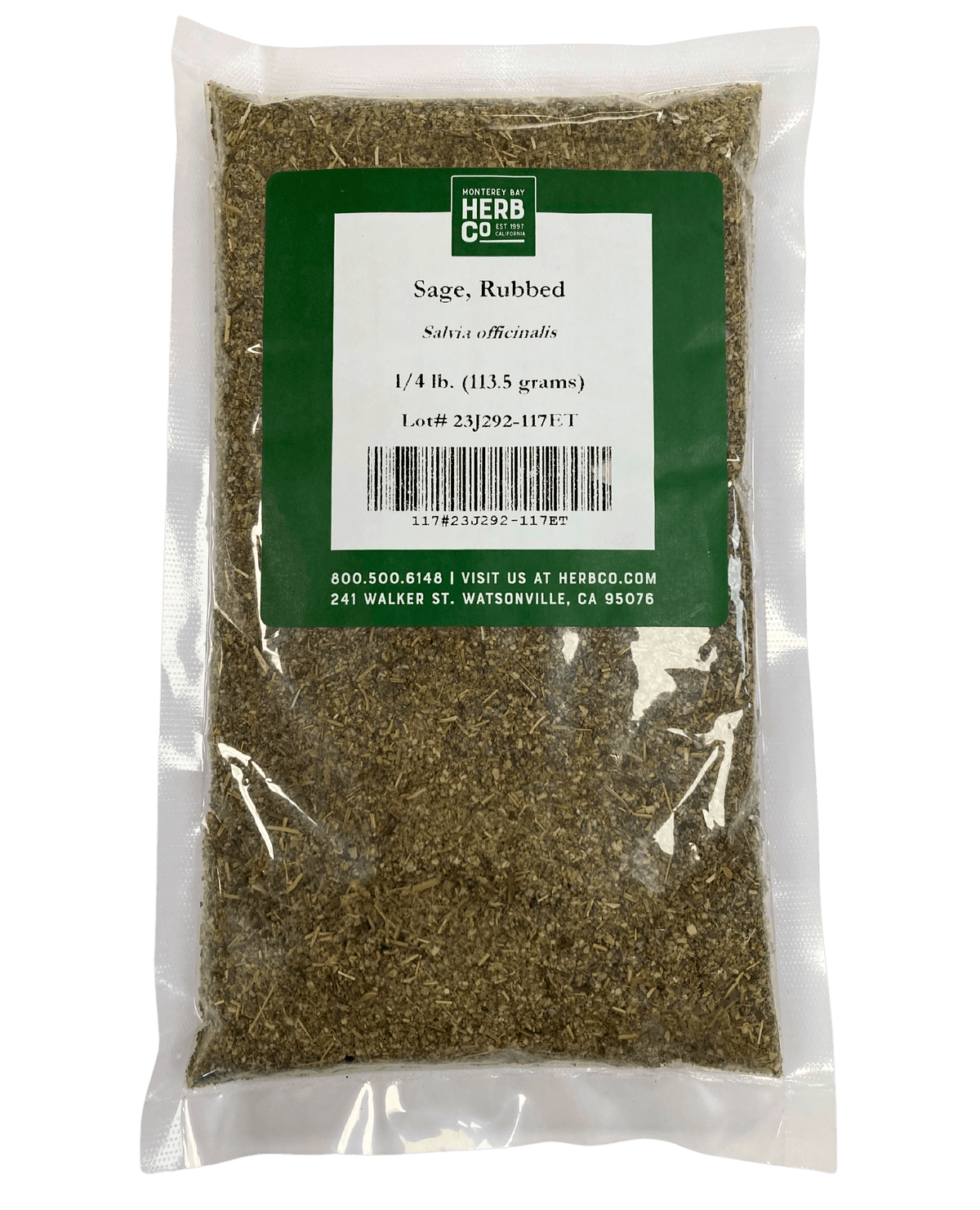 Sage, Rubbed, Herbs Spices & Seasonings - Country Life Natural Foods