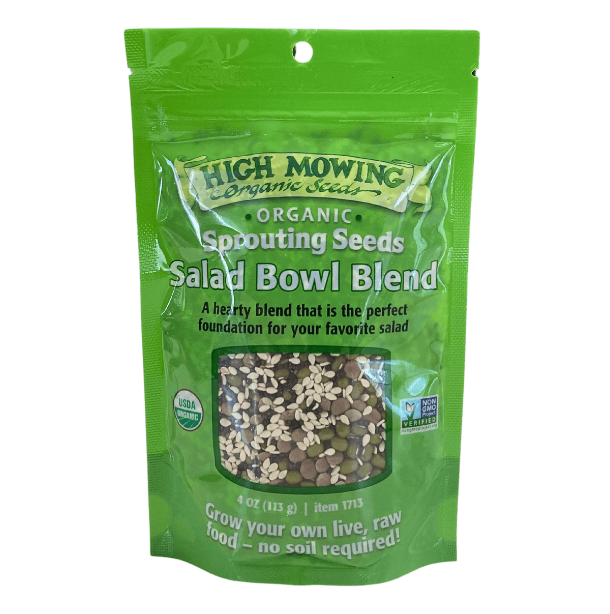 Sprouting Seeds, Organic, High Mowing, Seeds - Country Life Natural Foods