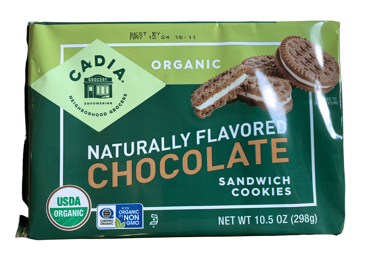 Sandwich Cookies, Organic, Cadia, Cookies - Country Life Natural Foods