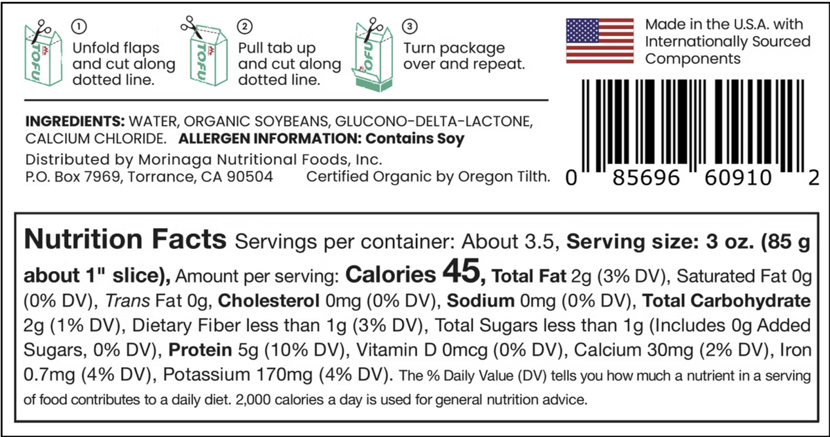 Tofu, Soft, Organic, Meat Substitutes - Country Life Natural Foods
