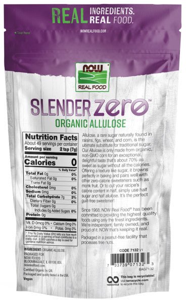 Allulose Sweetener, Organic, Slender Zero, Other Sweeteners - Country Life Natural Foods
