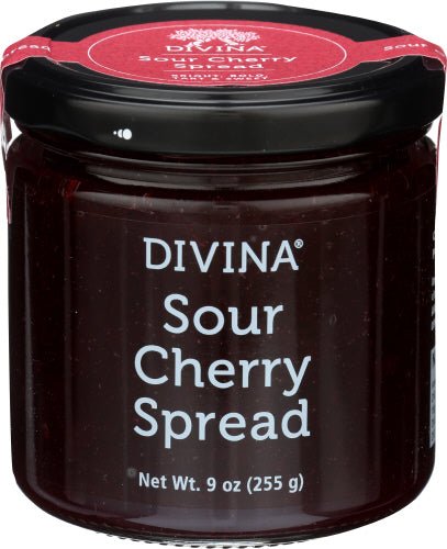 Sour Cherry Spread, Divina, Jams Jellies & Preserves - Country Life Natural Foods