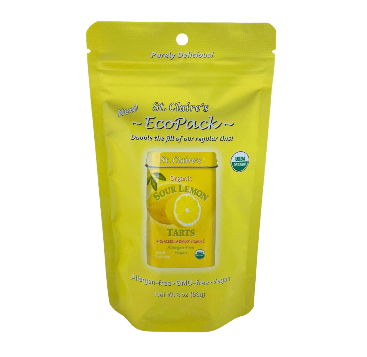 Sour Lemon Tarts, Organic, Candy - Country Life Natural Foods