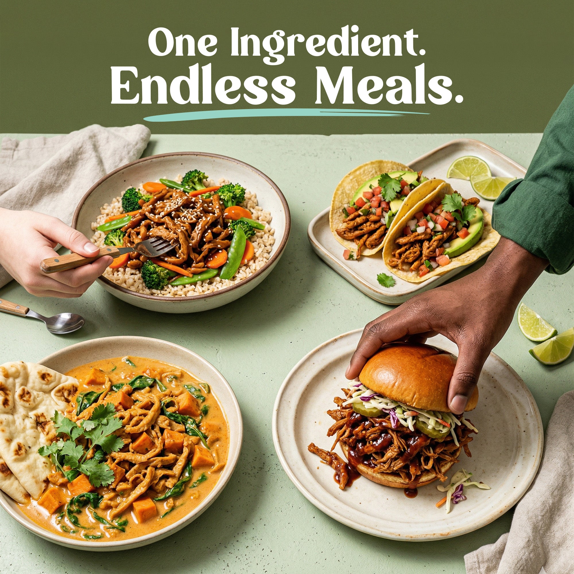 Soy Curls, Non-GMO, Meat Substitutes - Country Life Natural Foods