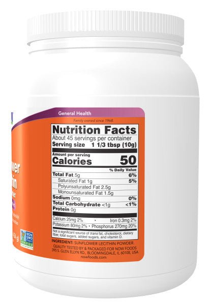 Sunflower Lecithin NON-GMO Powder, Vitamins & Supplements - Country Life Natural Foods