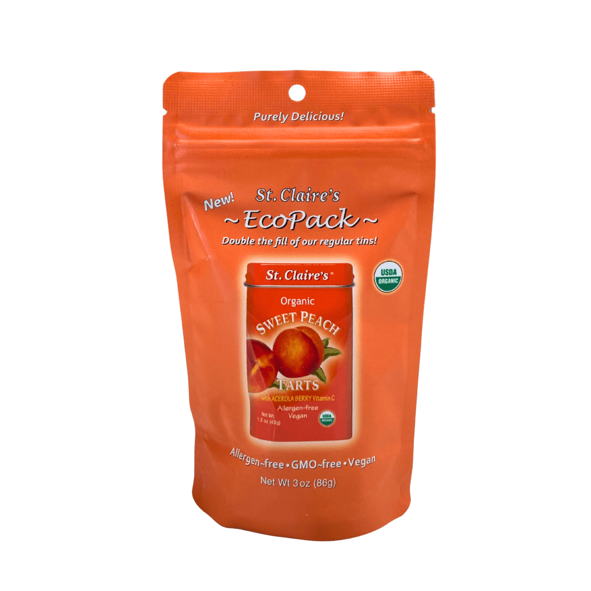 Sweet Peach Tarts, Organic, Candy - Country Life Natural Foods