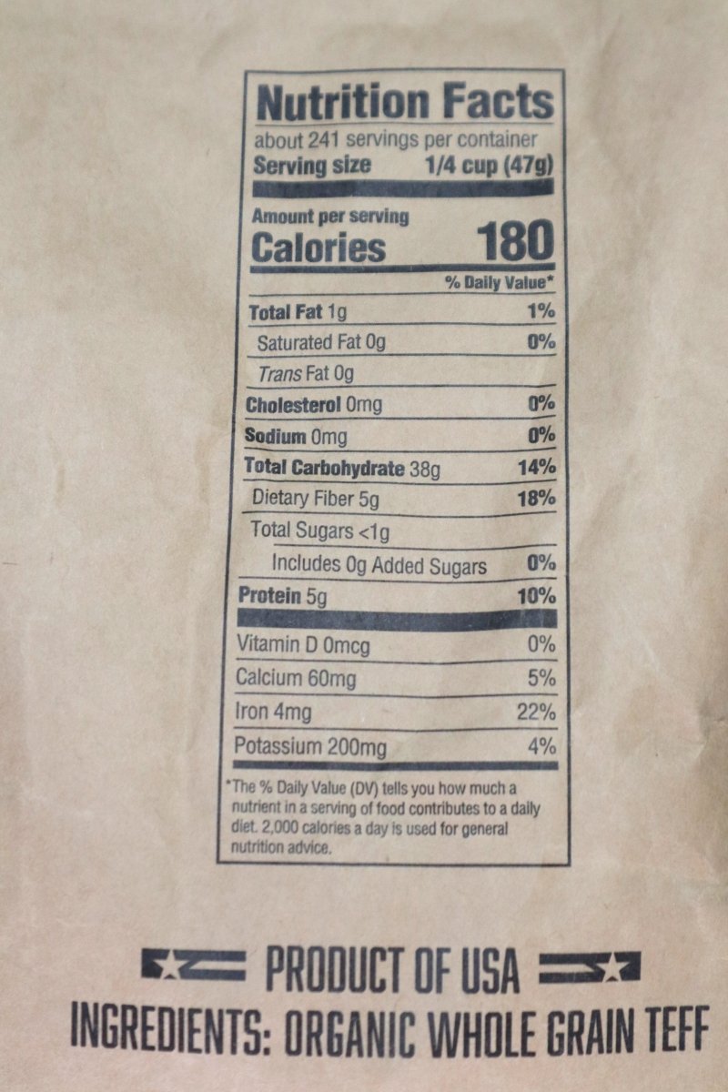 Teff Grain, Organic, Grains - Country Life Natural Foods
