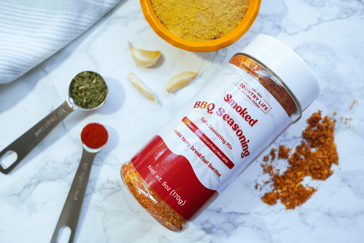 Tofu Scramble Seasoning, Smoked BBQ, Herbs Spices & Seasonings - Country Life Natural Foods