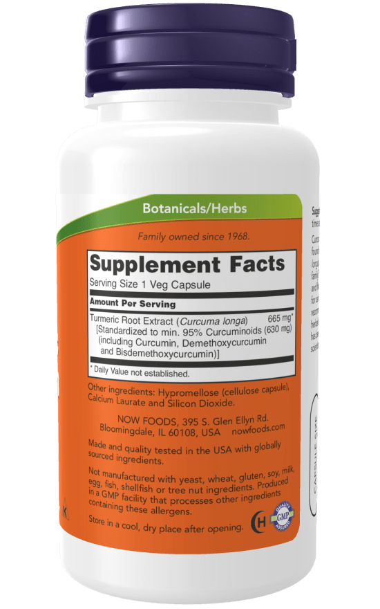 Turmeric Curcumin Veg Capsules, Vitamins & Supplements - Country Life Natural Foods