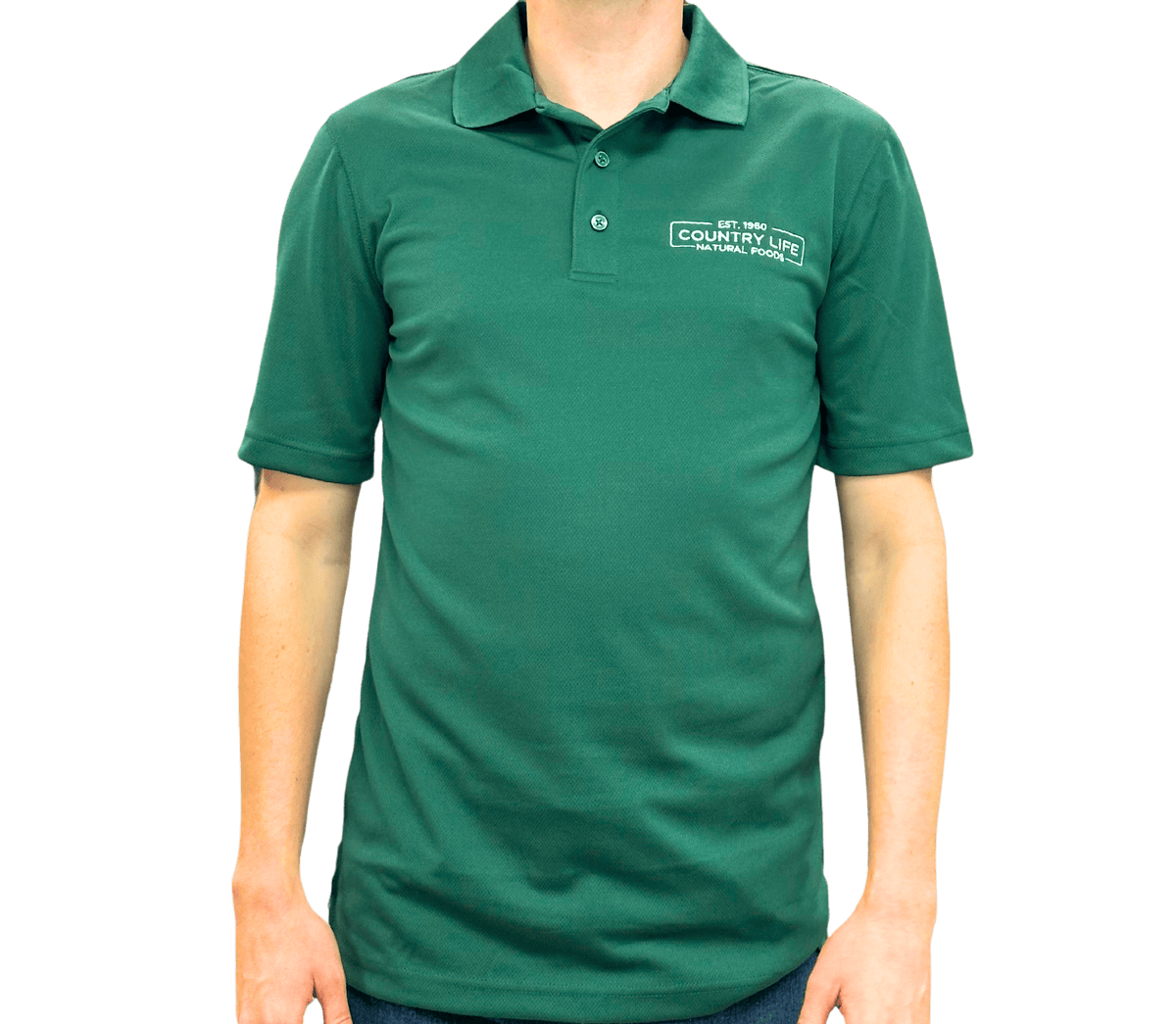 Country Life Polo Shirt, Merchandise - Country Life Natural Foods