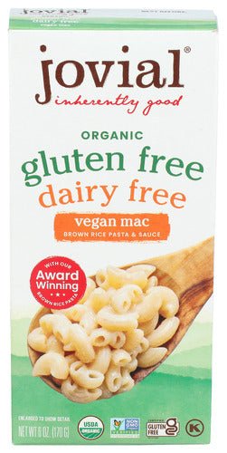 Mac, Vegan, Gluten-Free, Organic, Jovial, Pasta & Noodles - Country Life Natural Foods