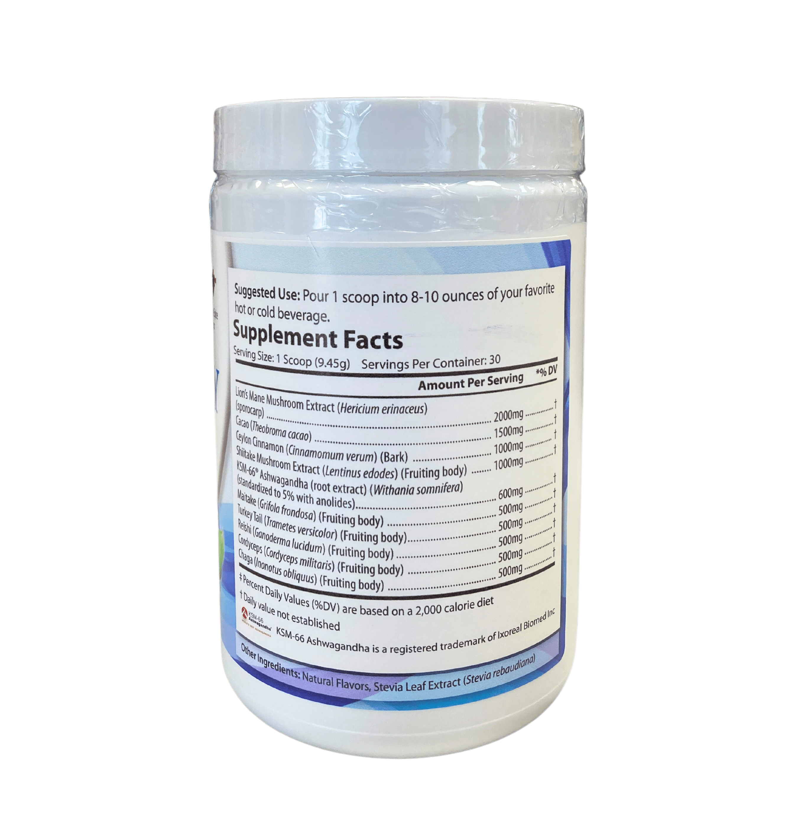 Vitality Mushroom SuperBlend Powder with Ashwagandha, Vitamins & Supplements - Country Life Natural Foods