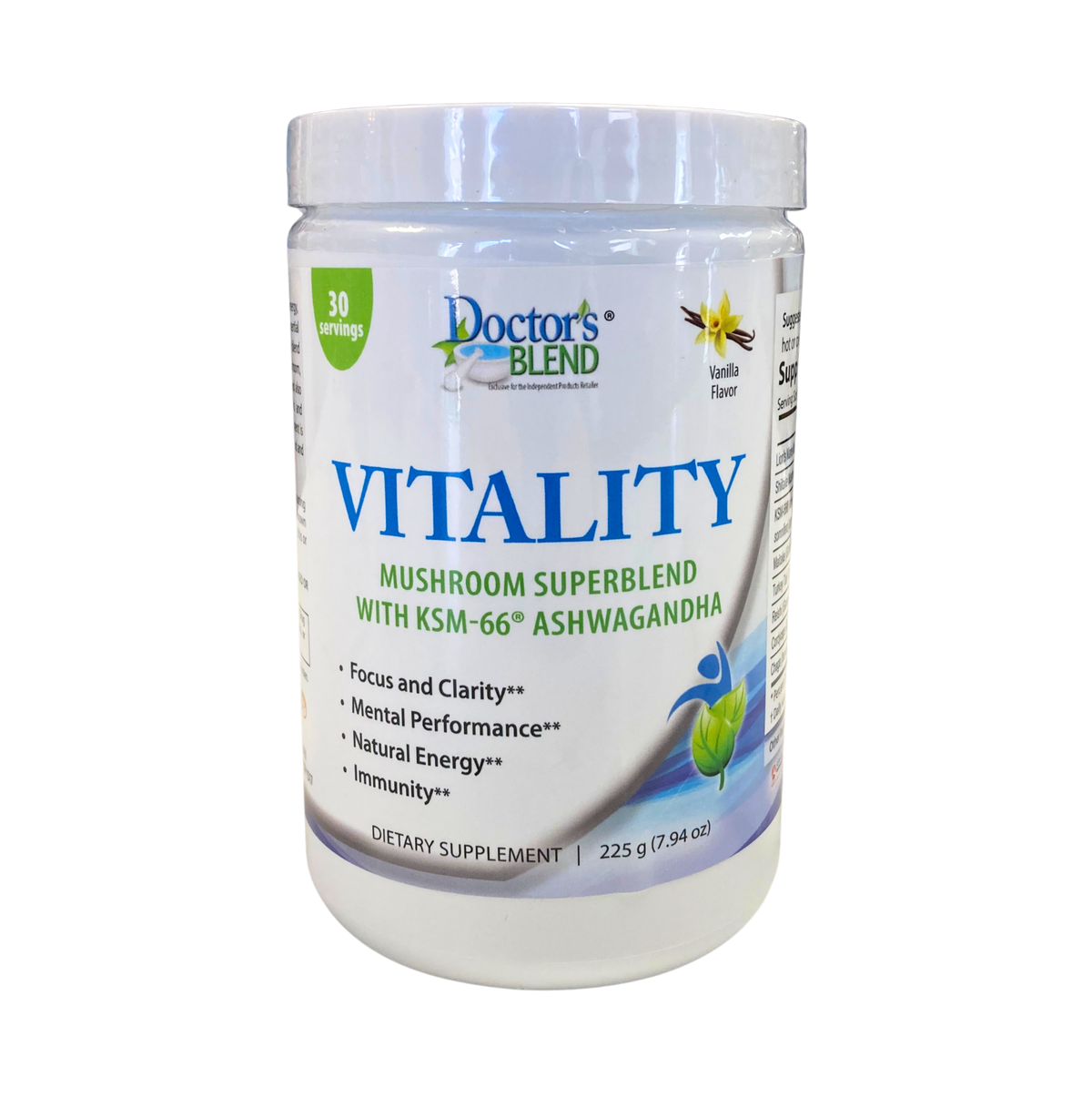 Vitality Mushroom SuperBlend Powder with Ashwagandha, Vitamins & Supplements - Country Life Natural Foods