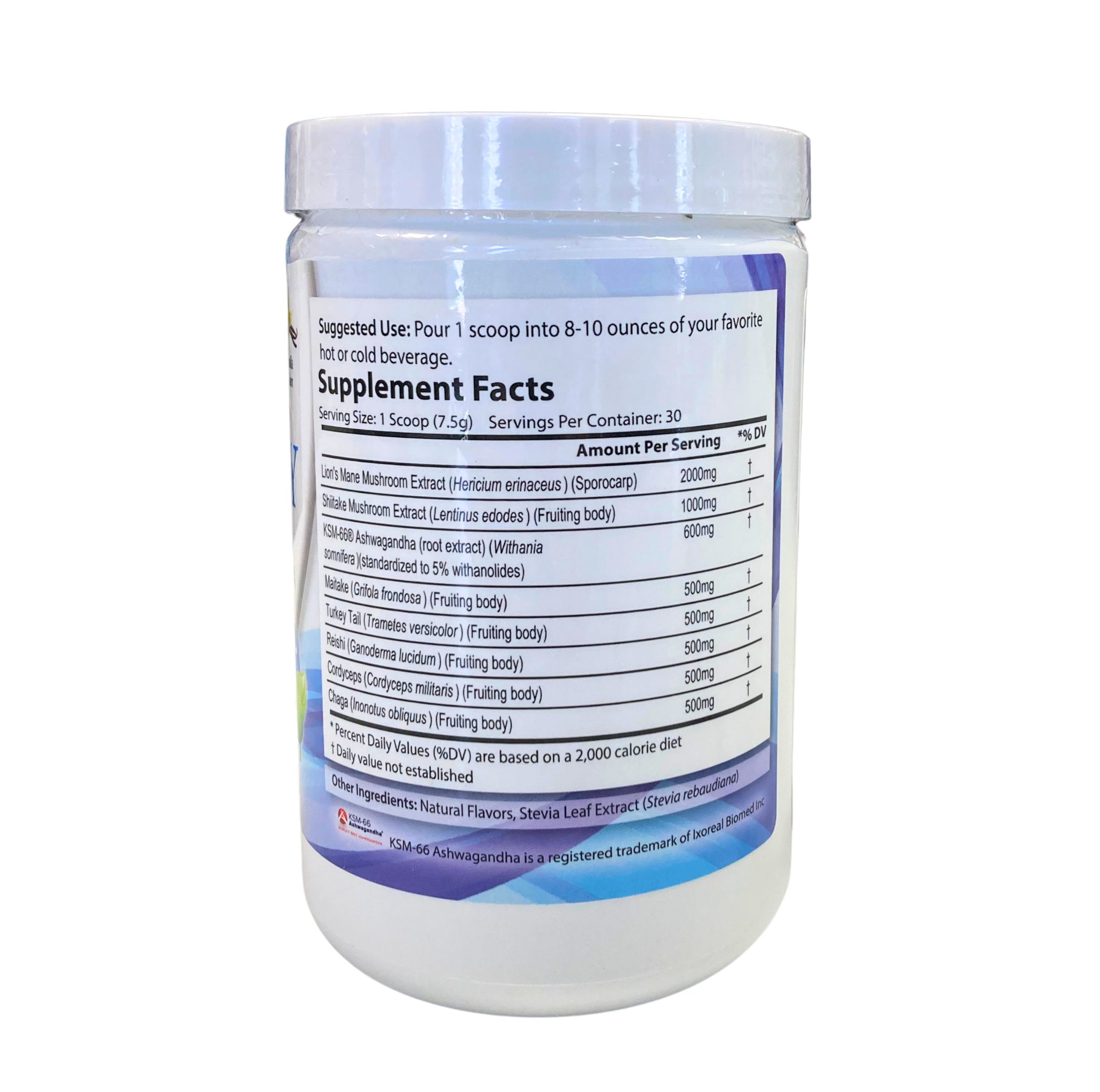 Vitality Mushroom SuperBlend Powder with Ashwagandha, Vitamins & Supplements - Country Life Natural Foods