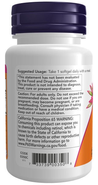 Vitamin A & D 10,000/400 IU, Vitamins & Supplements - Country Life Natural Foods
