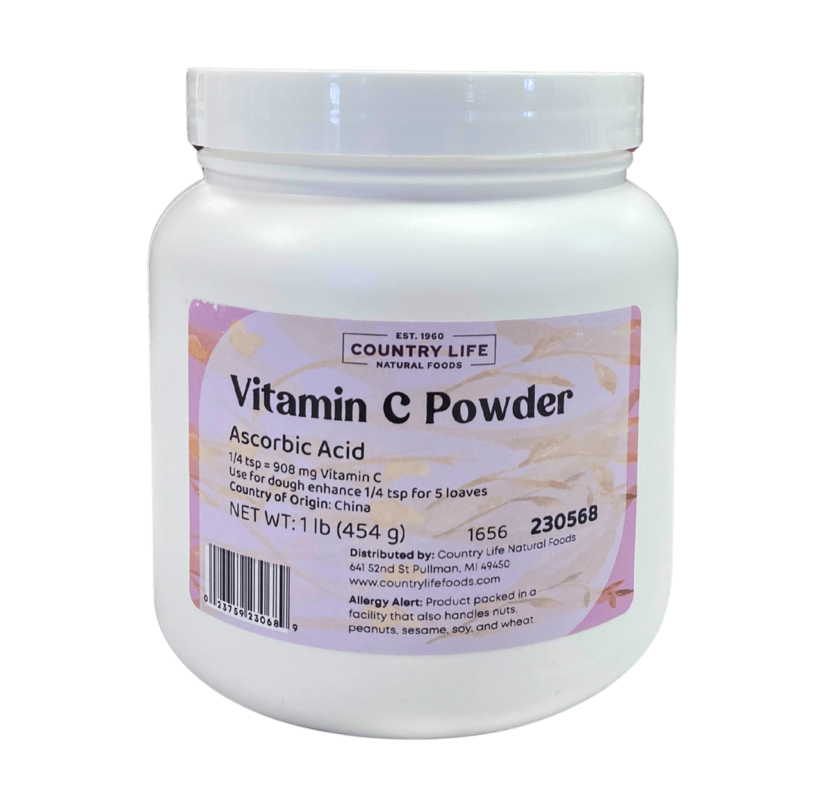 Vitamin C Powder, Cooking & Baking Ingredients - Country Life Natural Foods