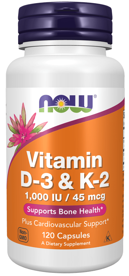 Vitamin D-3 & K-2 Capsules, Vitamins & Supplements - Country Life Natural Foods