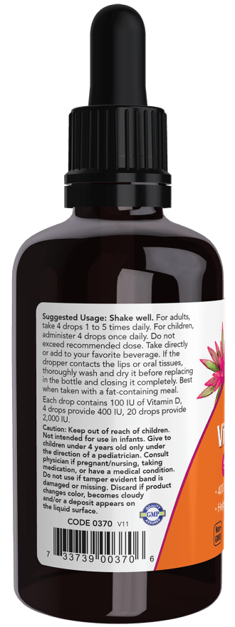 Vitamin D-3 Liquid, Vitamins & Supplements - Country Life Natural Foods