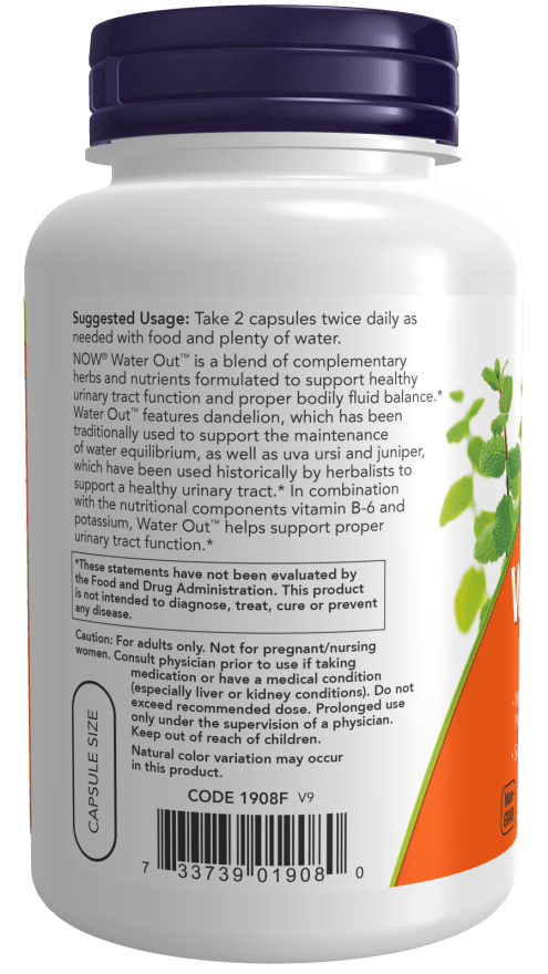 Water Out, Vitamins & Supplements - Country Life Natural Foods