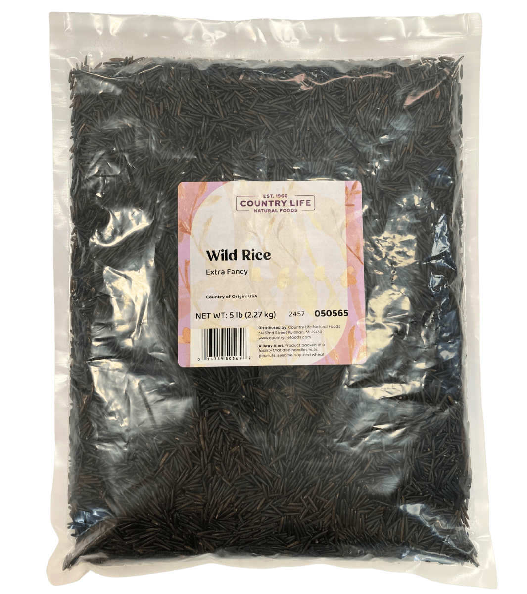 Wild Rice, Extra Fancy, Rice - Country Life Natural Foods