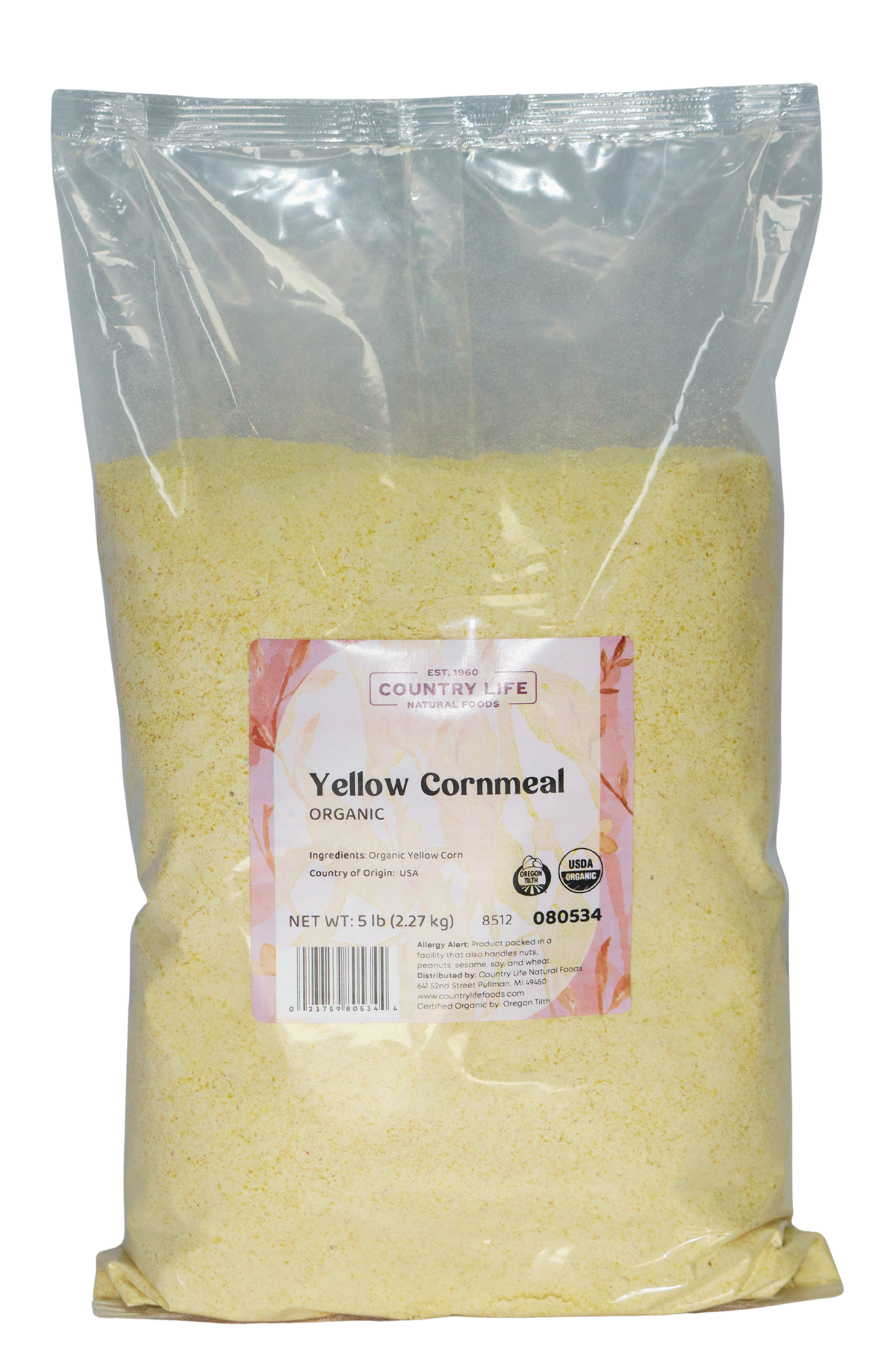 Cornmeal, Yellow, Organic, Grains - Country Life Natural Foods