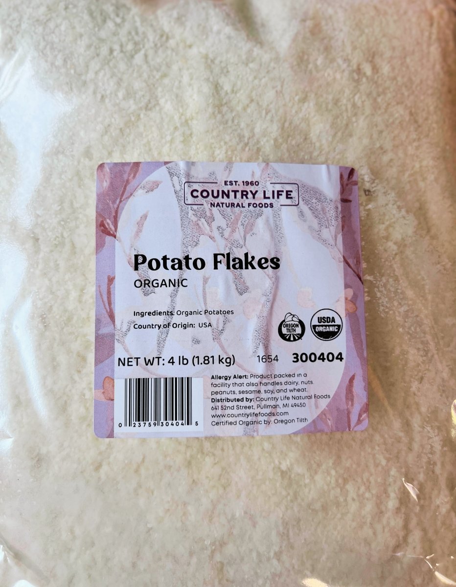 Potato Flakes, Organic, Dried Vegetables - Country Life Natural Foods