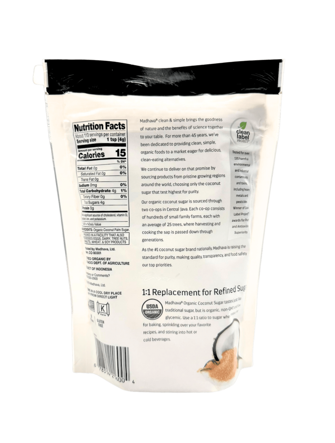 Coconut Sugar, Organic, Other Sweeteners - Country Life Natural Foods