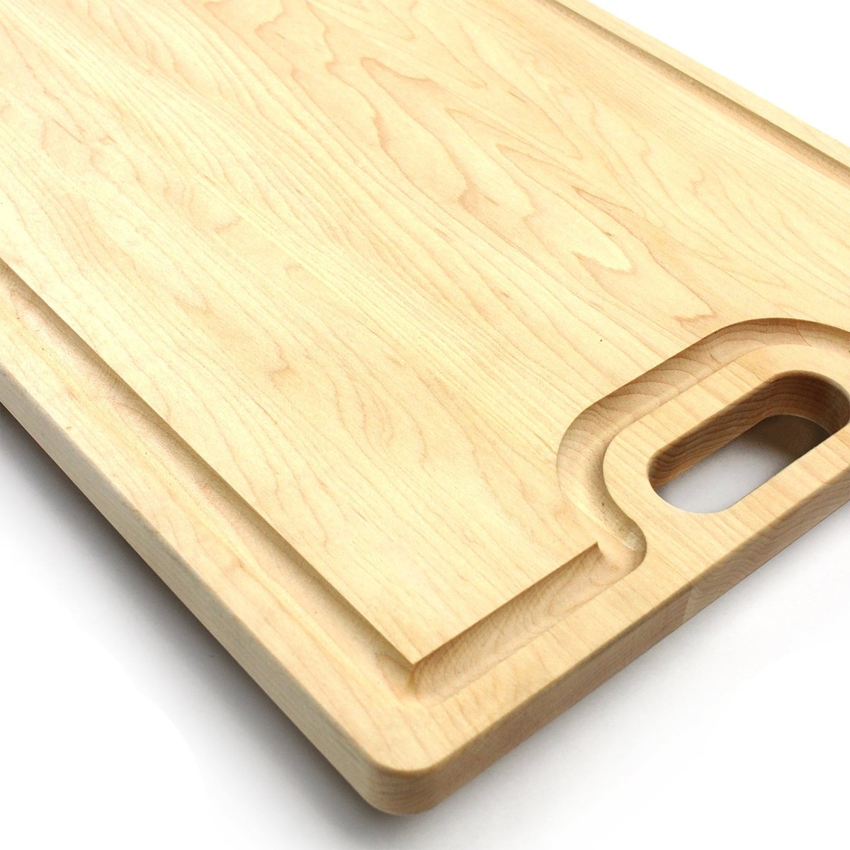 Large Cutting Board With Handles and Juice Groove 18x12, Walnut Reversible Wood Cutting Board, Doubles as a Wooden Serving Tray With Handles, - Country Life Natural Foods