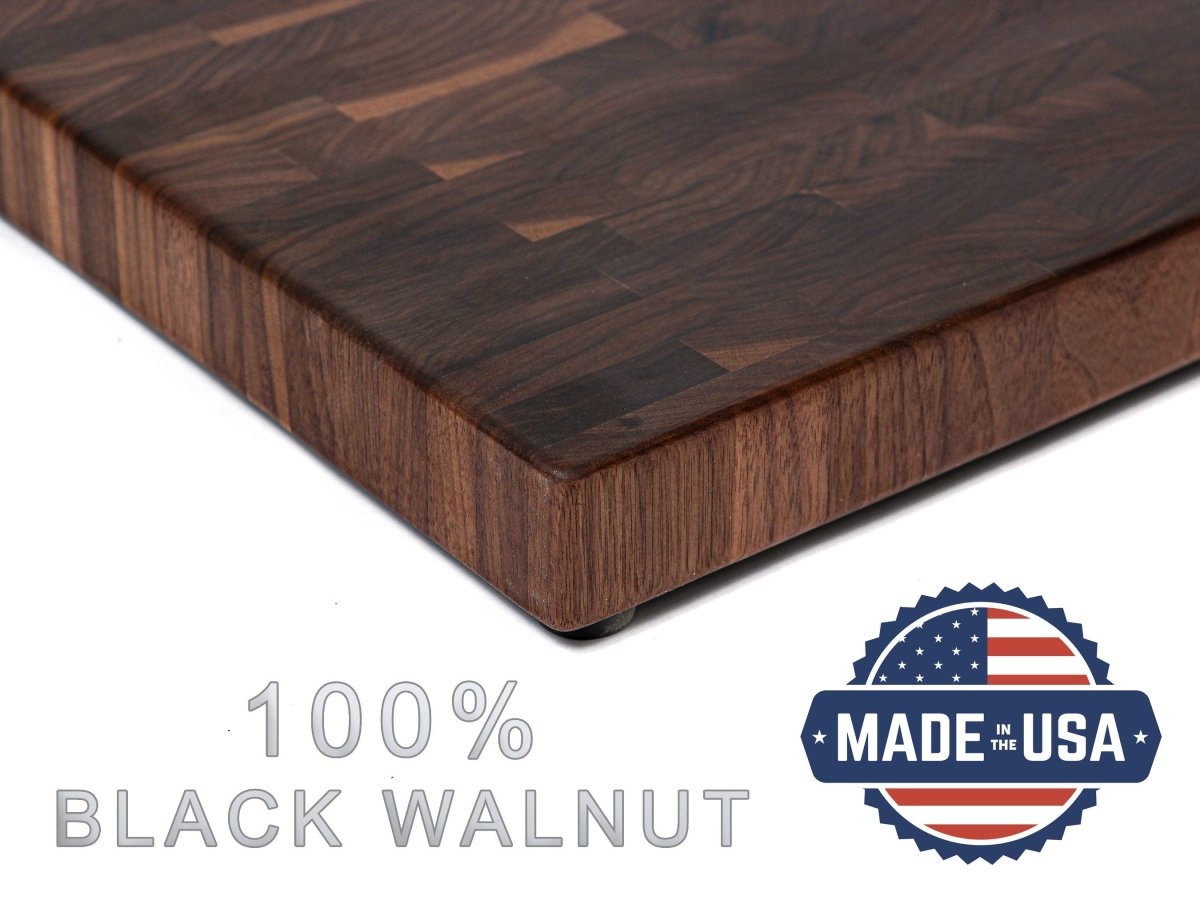 XXL Maple Butcher Block Cutting Board, Up to 24"x18" Maple End Grain Cutting Board, Up to 2” Thick, Wedding Gift, Anniversary Gift, USA Made, - Country Life Natural Foods