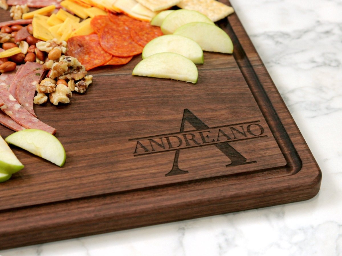 Extra Large Walnut Cutting Board 24" x 18", With Juice Groove, Father's Day Gift, Wedding Gift, Anniversary Gift, 100% Made in the USA, - Country Life Natural Foods