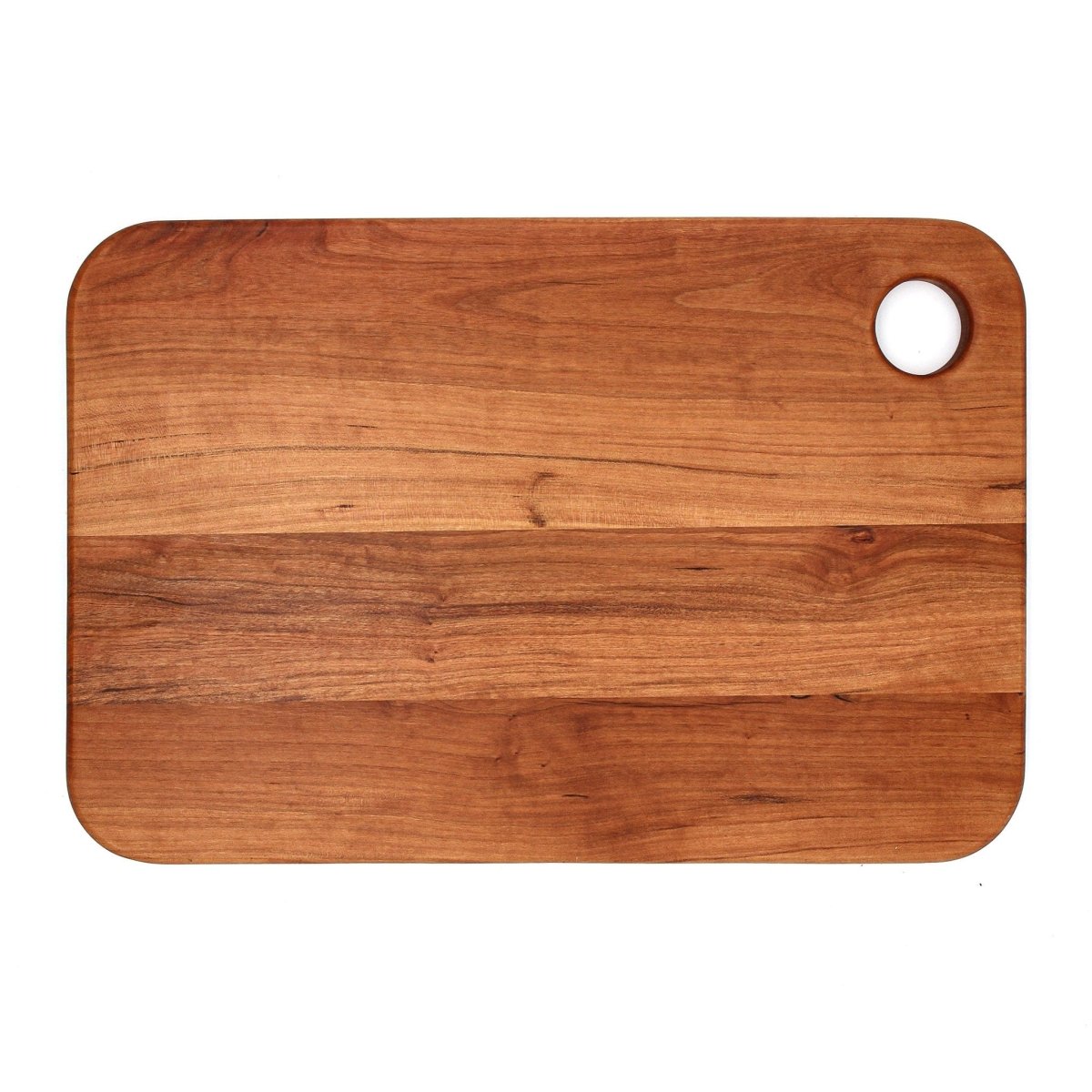 Large Wood Cutting Board With Thumb Hole and Juice Groove 18x12 Inches, Wood Cheese Board, Wooden Chopping Board, 100% Made in the USA, - Country Life Natural Foods