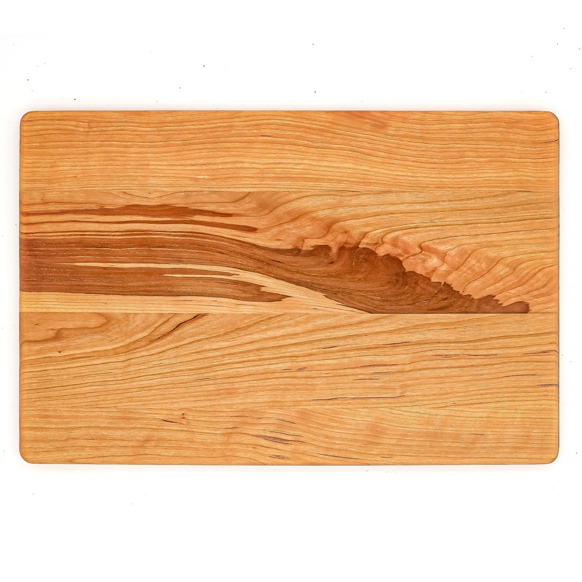 Large Cherry Wood Cutting Board With Juice Groove 18 x 12 Inches, Cherry Charcuterie Board, Cherry Cheese Board, Father's Day, 100% USA Made, - Country Life Natural Foods