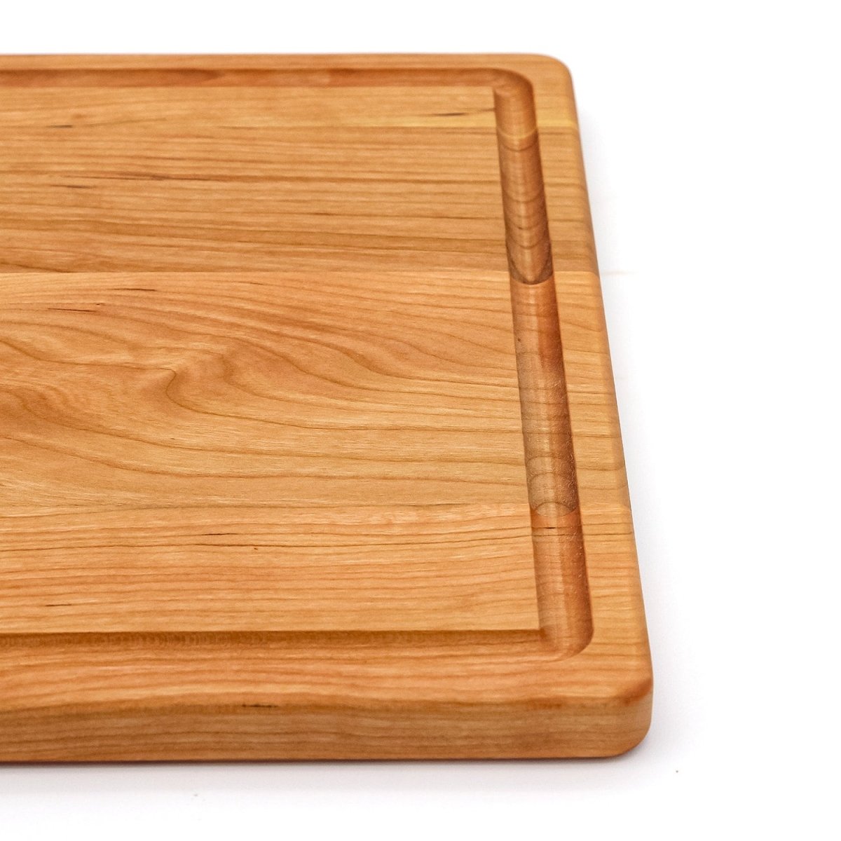 Large Cherry Wood Cutting Board With Juice Groove 18 x 12 Inches, Cherry Charcuterie Board, Cherry Cheese Board, Father's Day, 100% USA Made, - Country Life Natural Foods
