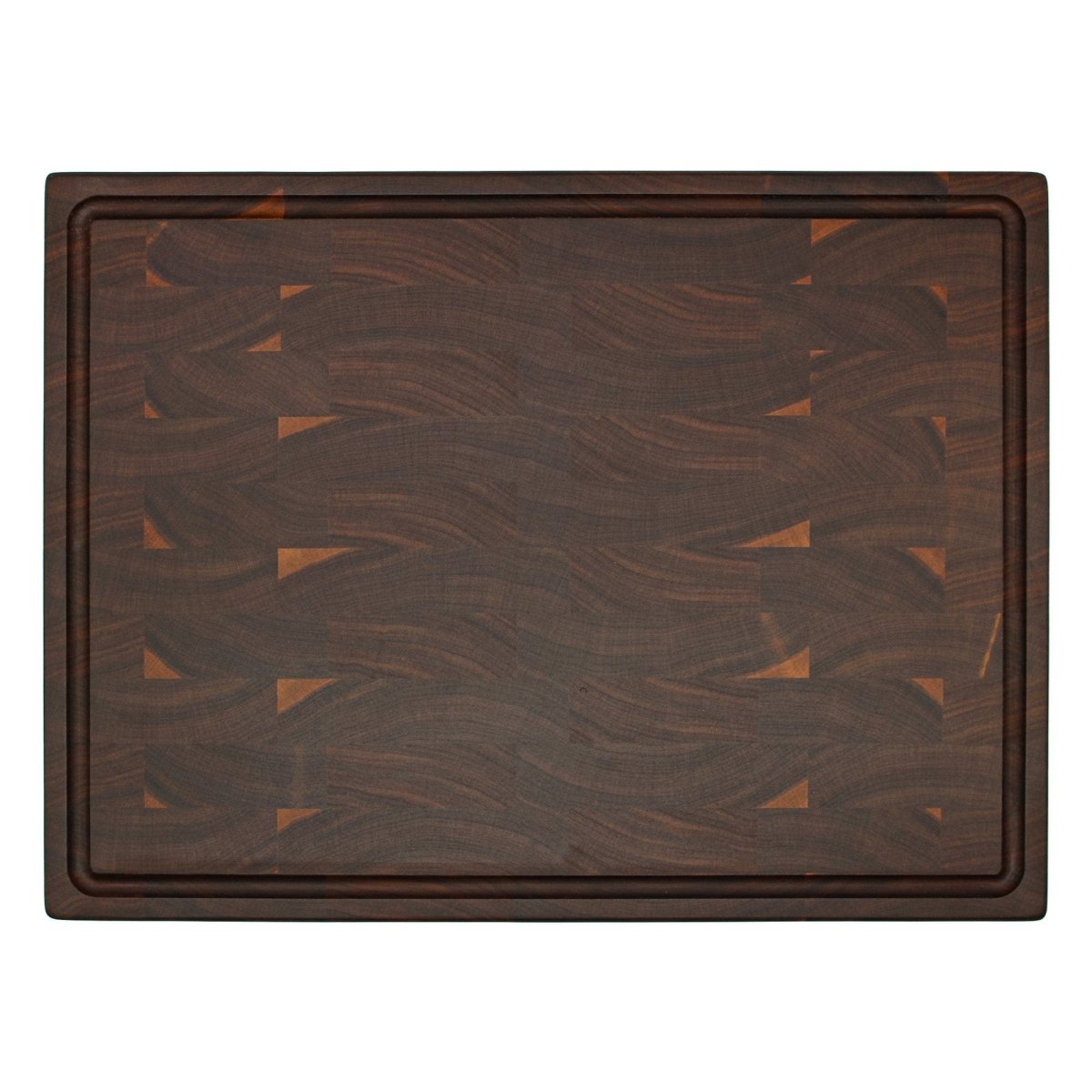 Large End Grain Walnut Cutting Board with Juice Groove, Butcher Block with Rubber Feet, Up to 2” Thick, Wedding Gift, Gift for Dad, USA Made, - Country Life Natural Foods