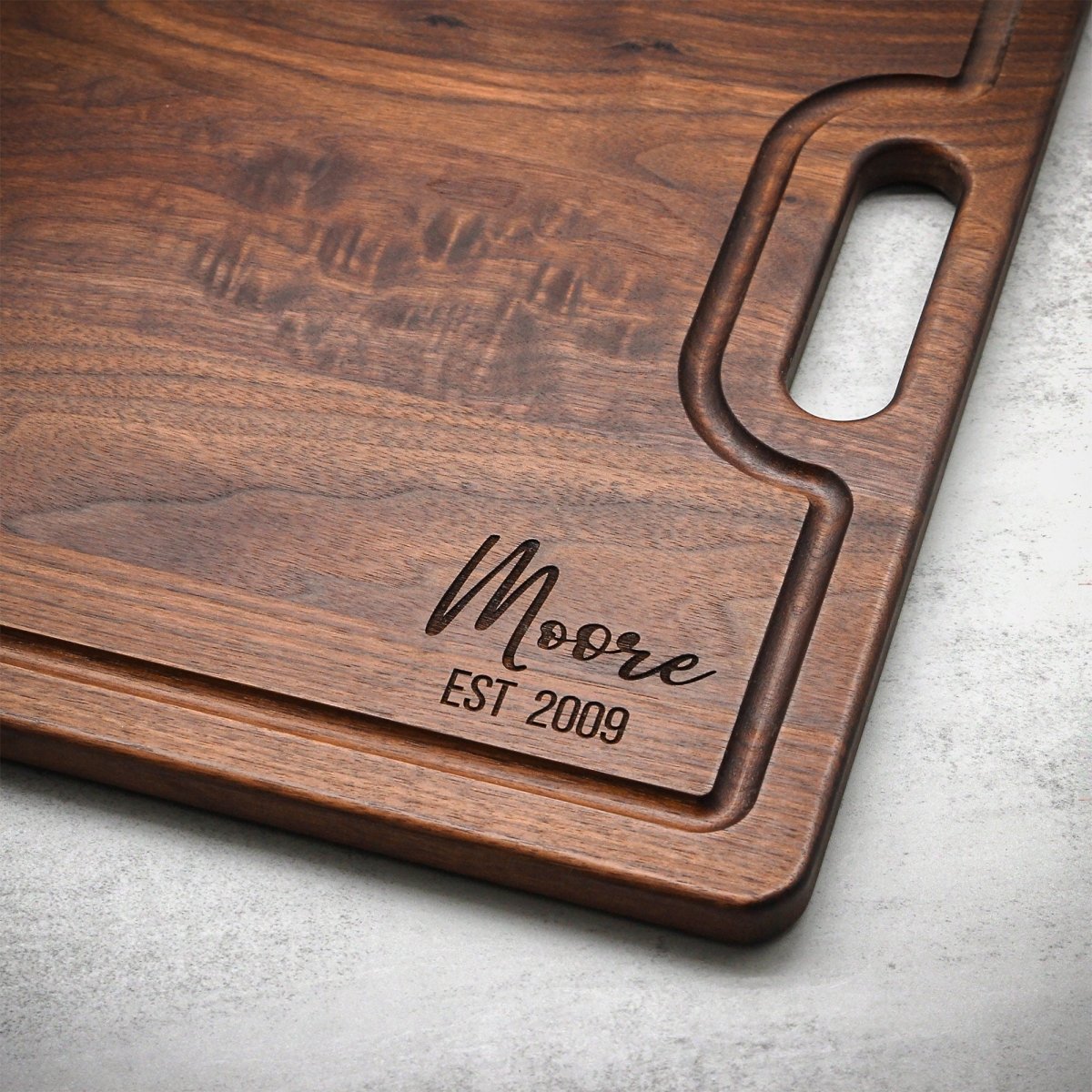 Extra Large Walnut Cutting Board, 24"x18" Charcuterie Serving Tray, Customizable Wedding Board, 100% Made in the USA, - Country Life Natural Foods