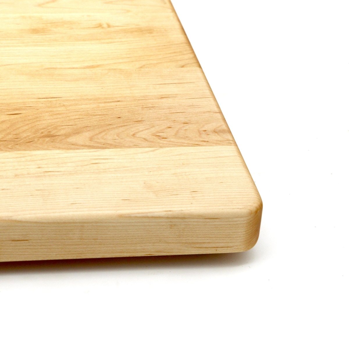 1.25” Thick Extra Large Butcher Block Cutting Board With Rubber Feet, Thick Cutting Board, Wood Chopping Board, American Made Maple Hardwood, - Country Life Natural Foods